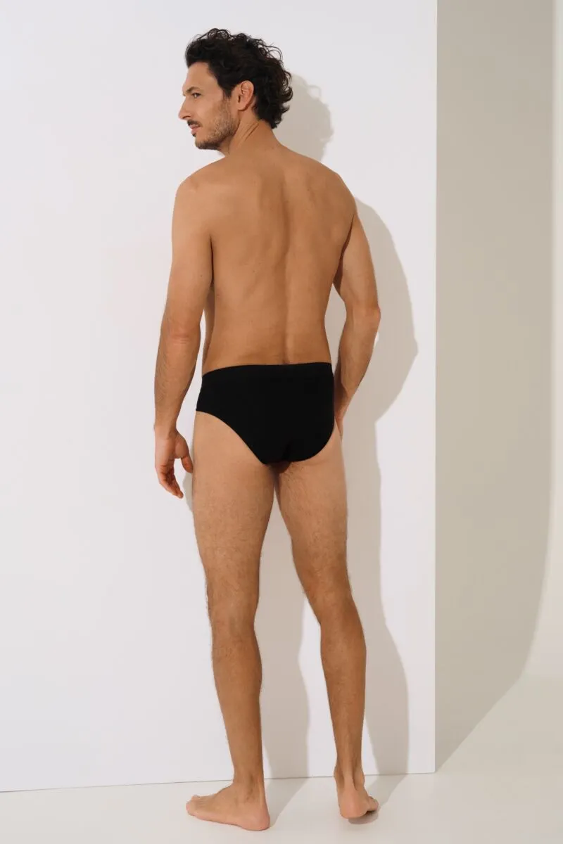 032034 HERMES 2-Pack Mens Briefs - Black