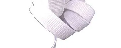 1.5" Non-Roll Woven Elastic White  -- Dritz