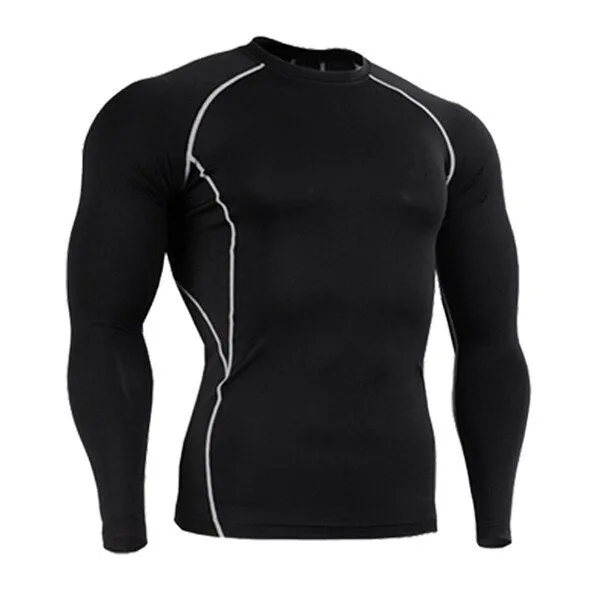 2019 New Compression Tracksuit Fitness Tight Sportswear Running Set T-shirt Leggings Men's Sportswear Demix Gym Sport Suit