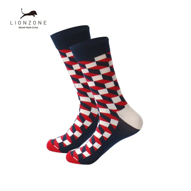 27 styles Striped Plaid Cotton Socks