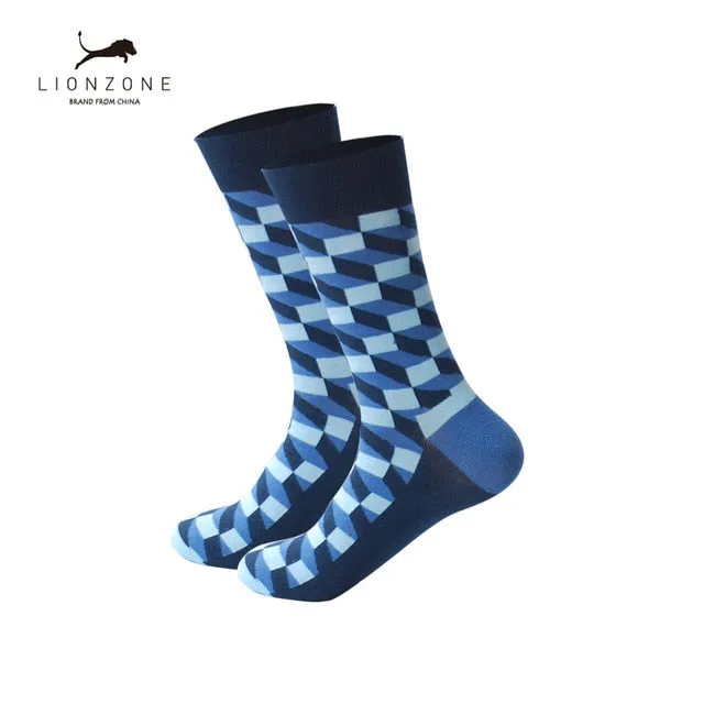 27 styles Striped Plaid Cotton Socks