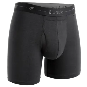 2UNDR DAY SHIFT BOXER BRIEF - BLACK