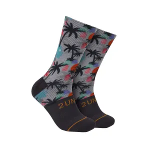 2UNDR Flex Printed Crew Sock - La Quinta