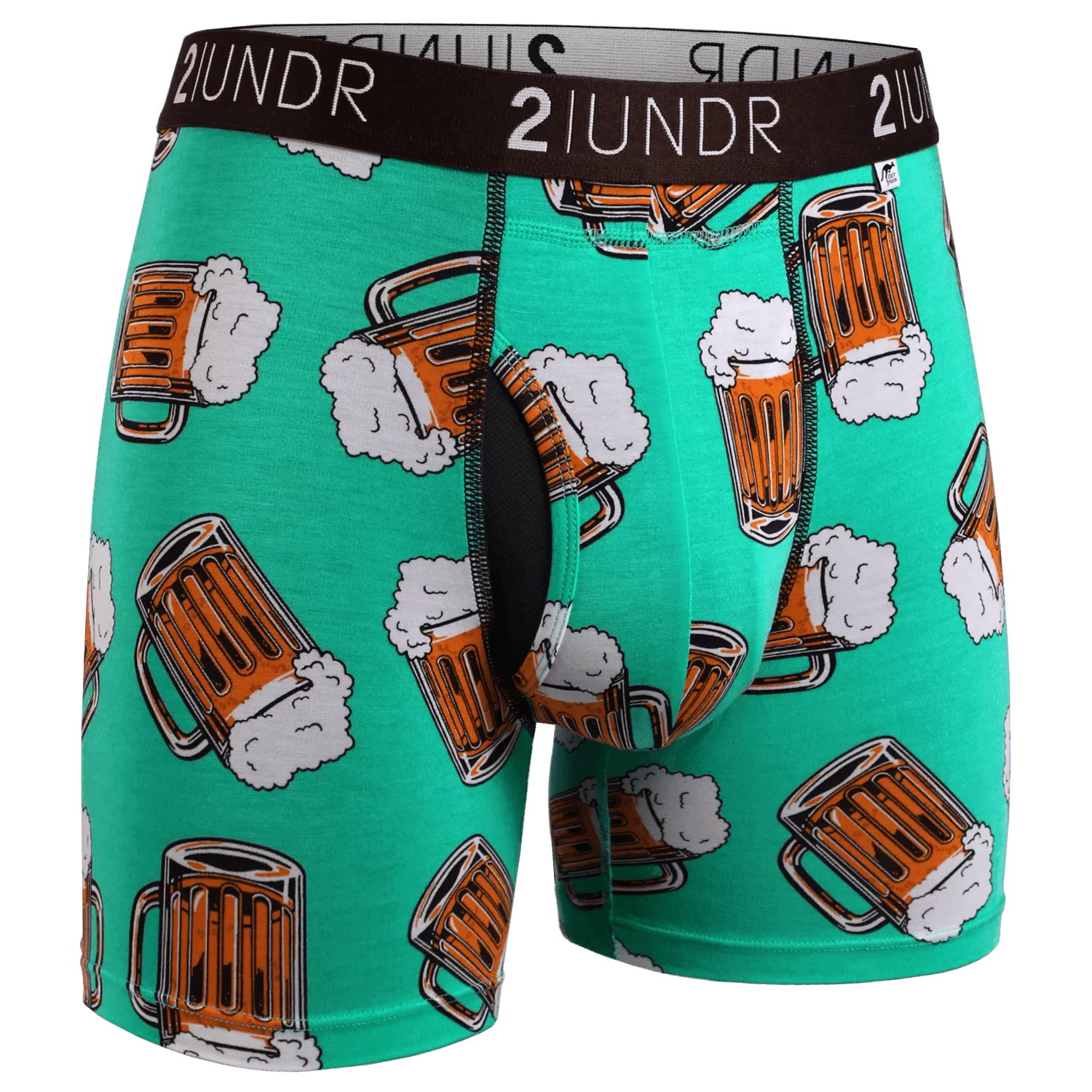 2UNDR Mens Swing Shift Boxer Brief Prints