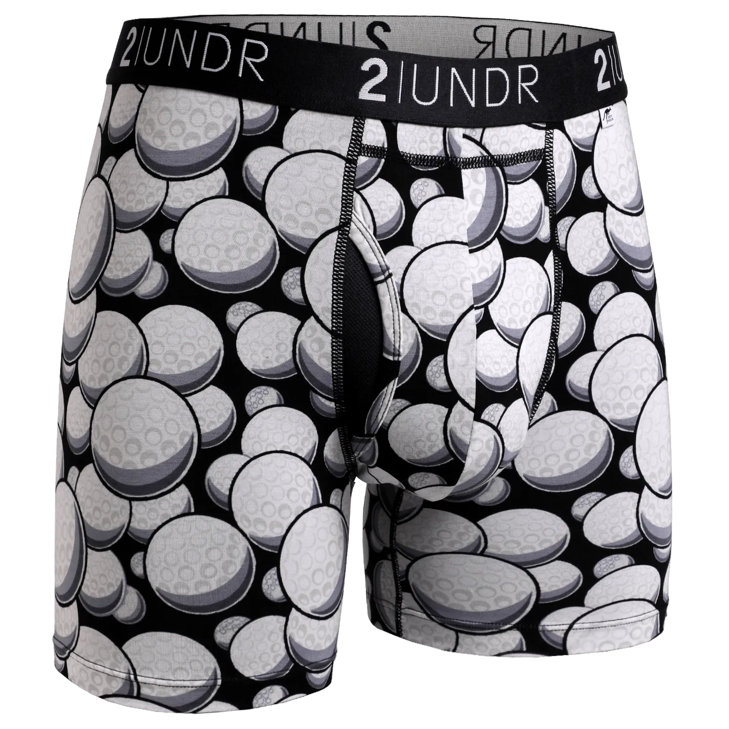 2UNDR Mens Swing Shift Boxer Brief Prints