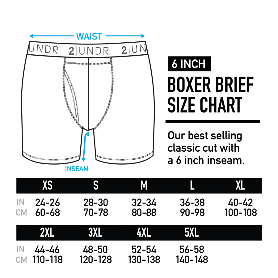2UNDR Mens Swing Shift Boxer Brief Prints