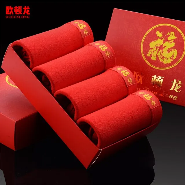 4pcs/lot Male Panties Men's Underwear Boxers Breathable Man Boxer Printed Underpants Comfortable Brand Shorts Herenonderbroek