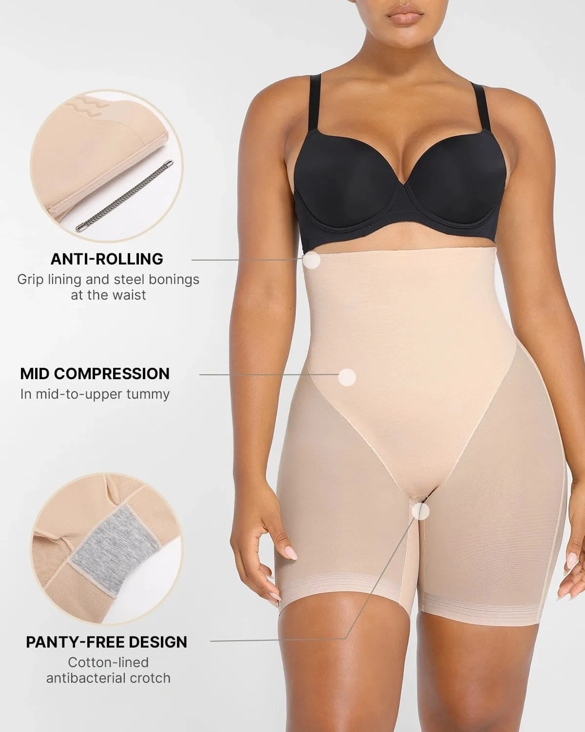 AirSlim® Seamless Mesh Shaping Shorts