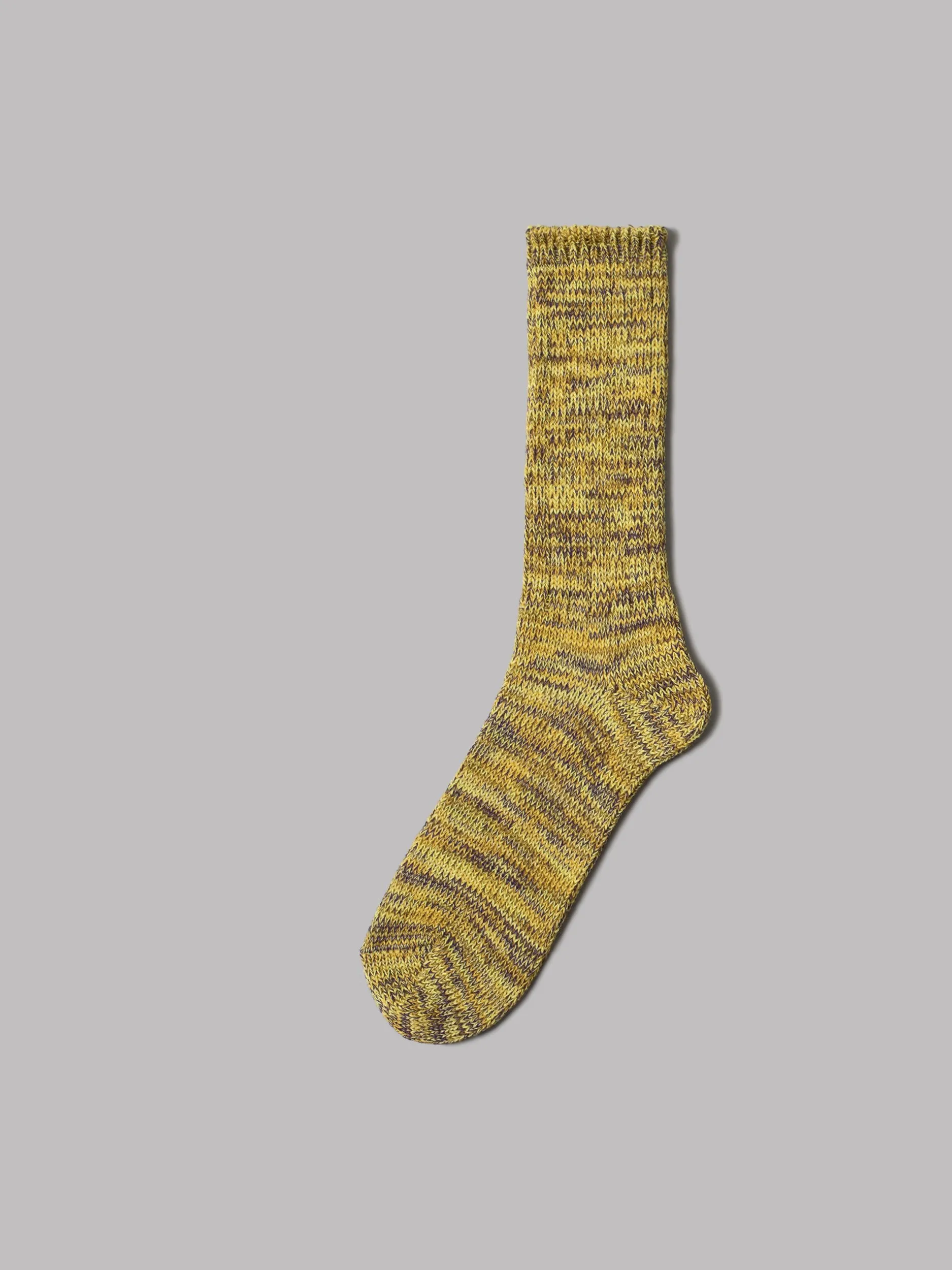 Anonymous Ism 5 Colour Mix Crew Socks (Yellow)