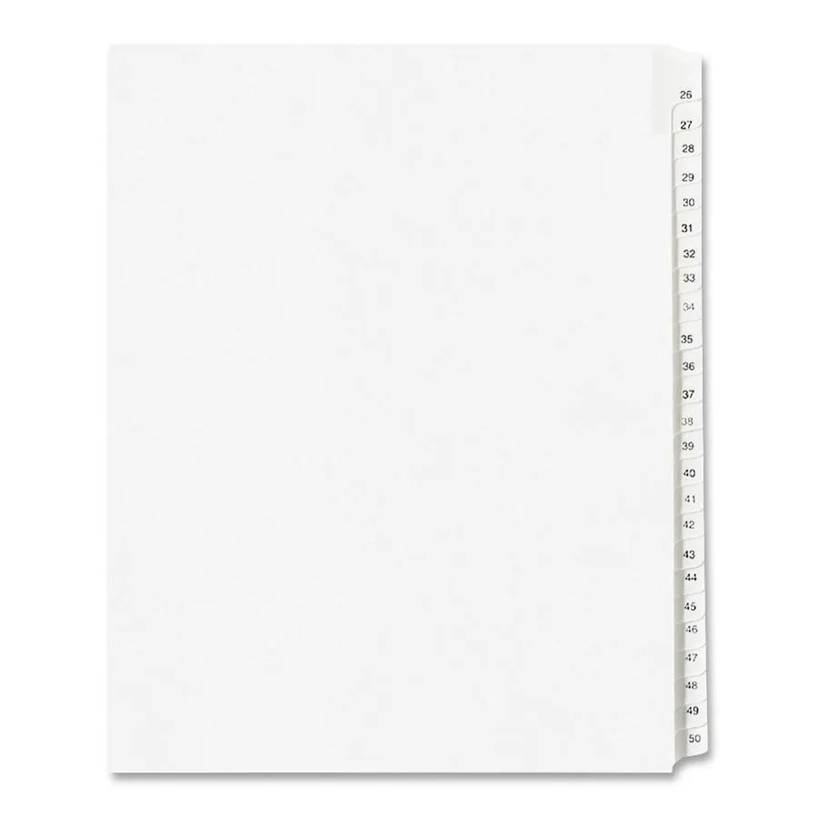 Avery® Collated Legal Exhibit Dividers - Allstate Style