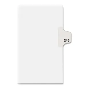 Avery® Individual Legal Dividers Avery® Style, Letter Size, Side Tab #245 (82461)