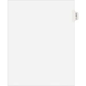 Avery® Individual Legal Dividers Avery® Style, Letter Size, Side Tab EXHIBIT 12 (82332)