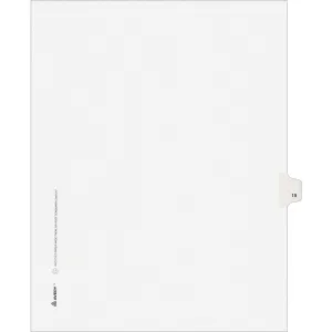 Avery® Individual Legal Exhibit Dividers - Avery Style - Unpunched