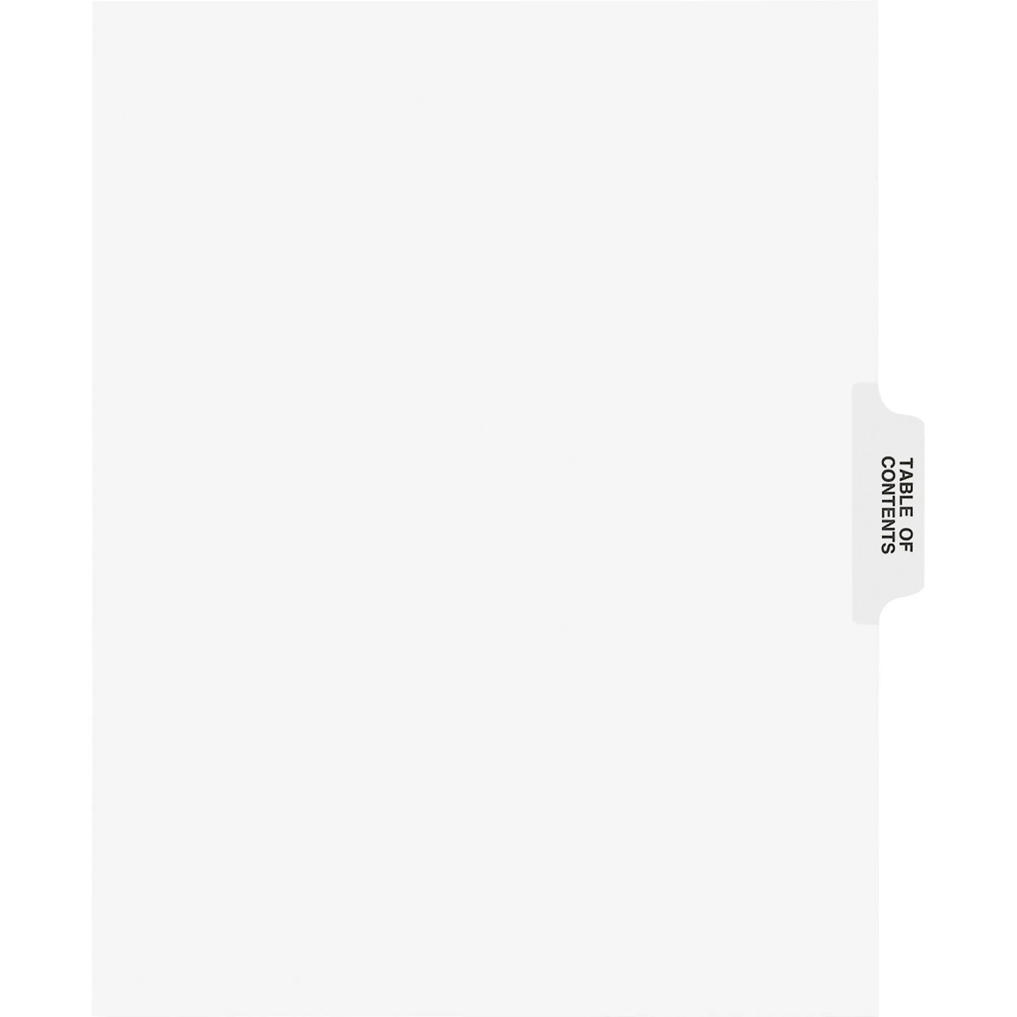 Avery® Individual Legal Exhibit Dividers - Avery Style - Unpunched