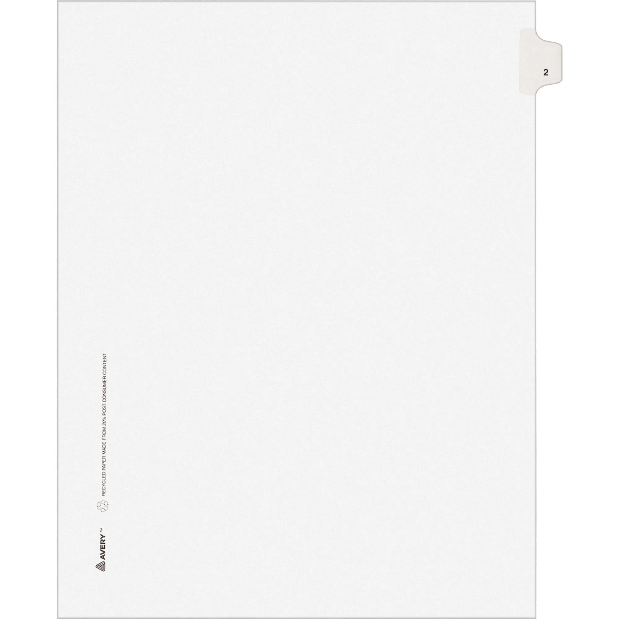 Avery® Individual Legal Exhibit Dividers - Avery Style - Unpunched