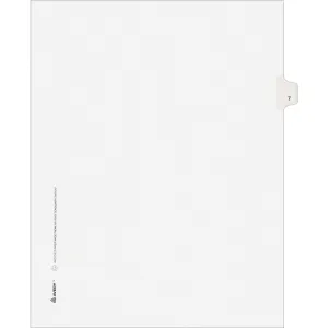 Avery® Individual Legal Exhibit Dividers - Avery Style - Unpunched