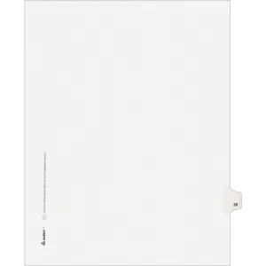 Avery® Individual Legal Exhibit Dividers - Avery Style