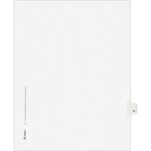 Avery® Individual Legal Exhibit Dividers - Avery Style