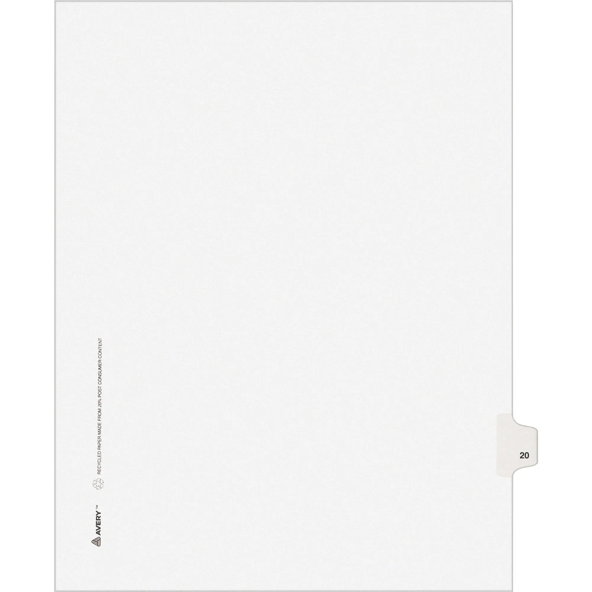 Avery® Individual Legal Exhibit Dividers - Avery Style