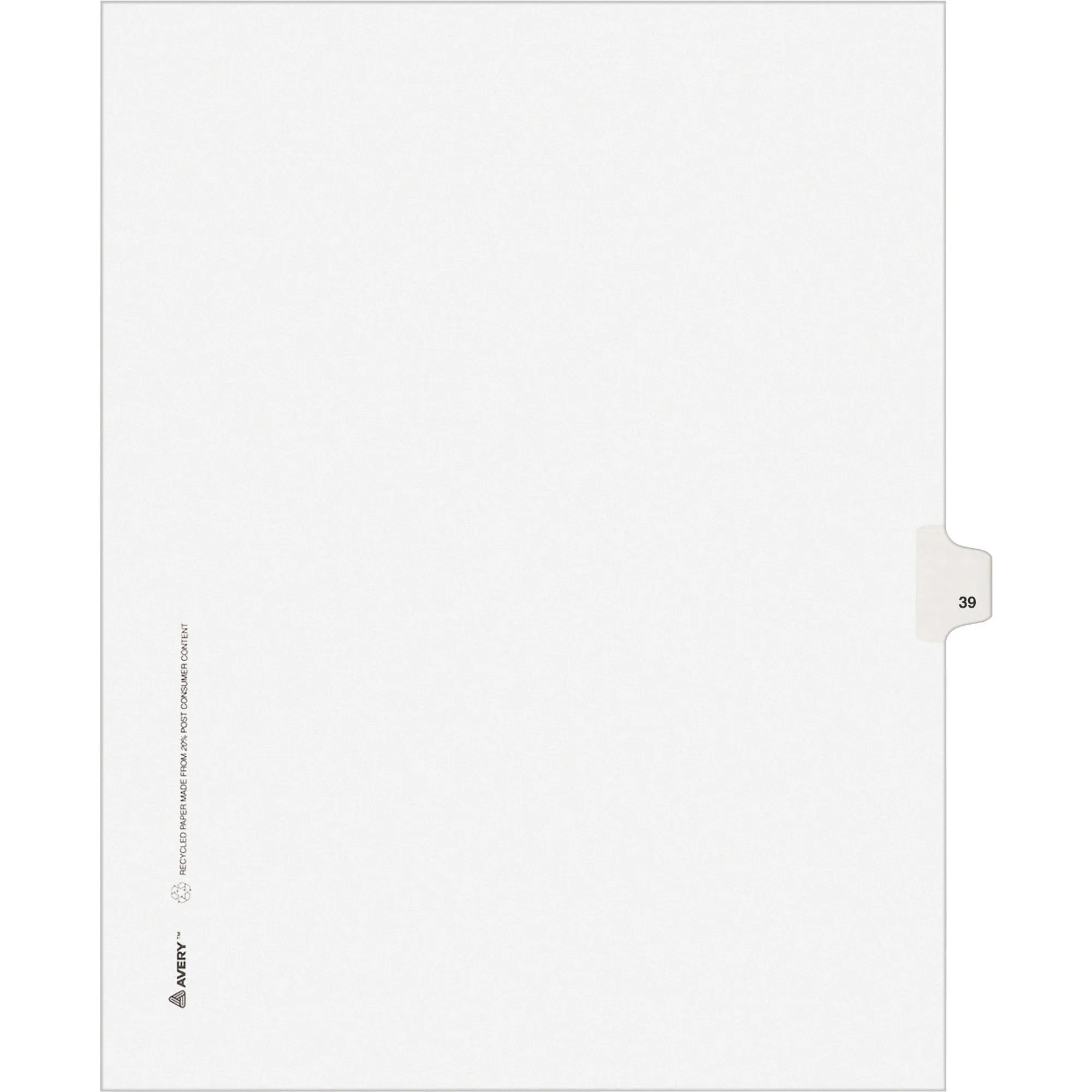 Avery® Individual Legal Exhibit Dividers - Avery Style