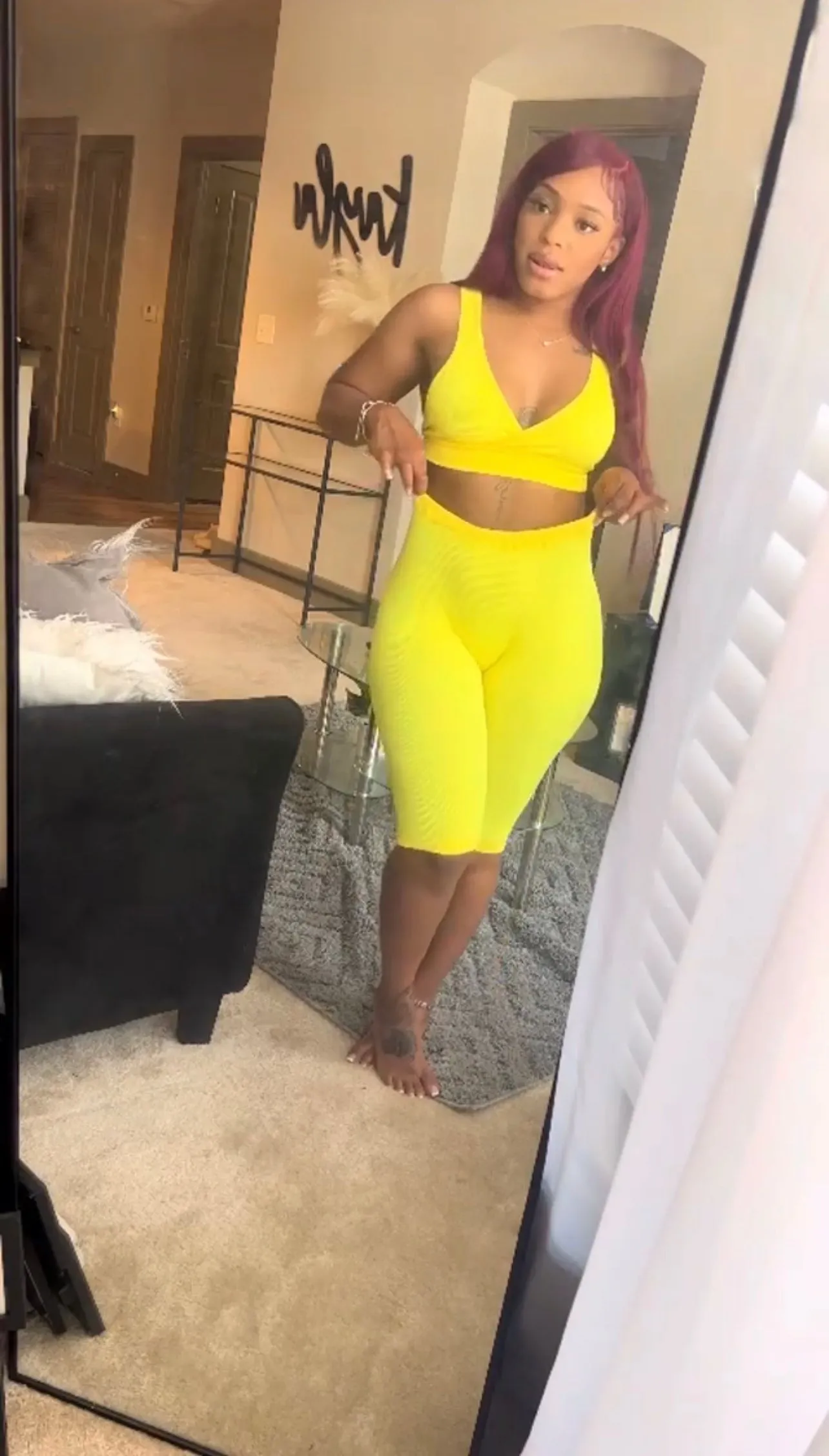 Belle Biker Shorts Set