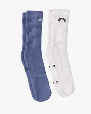 Billabong 2 pack Core Crew Socks