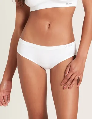 Boody Body EcoWear Women's Hipster Bikini Briefs - Bamboo Viscose - White - Medium
