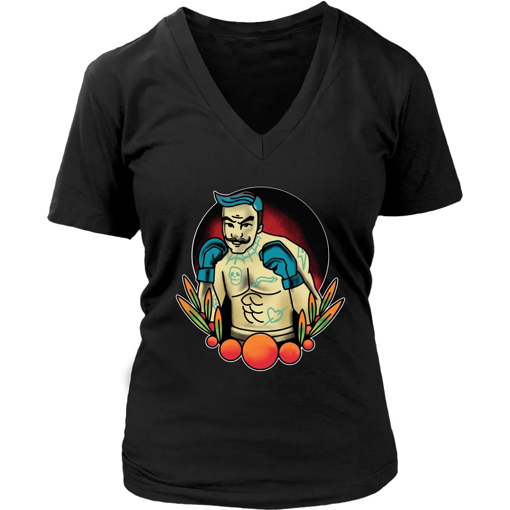 Boxing T-shirt, The Boxer Shirt, Gift for Boxer, Tattoo Style T-shirt, Retro Tattoo T-shirt