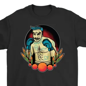 Boxing T-shirt, The Boxer Shirt, Gift for Boxer, Tattoo Style T-shirt, Retro Tattoo T-shirt