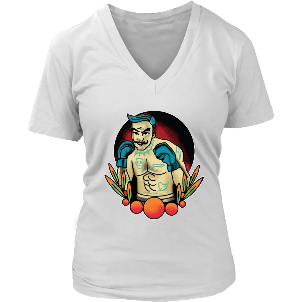 Boxing T-shirt, The Boxer Shirt, Gift for Boxer, Tattoo Style T-shirt, Retro Tattoo T-shirt