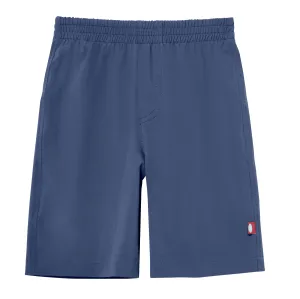 Boys UPF 50  Soft Stretch Below the Knee Swim Board Shorts | Navy