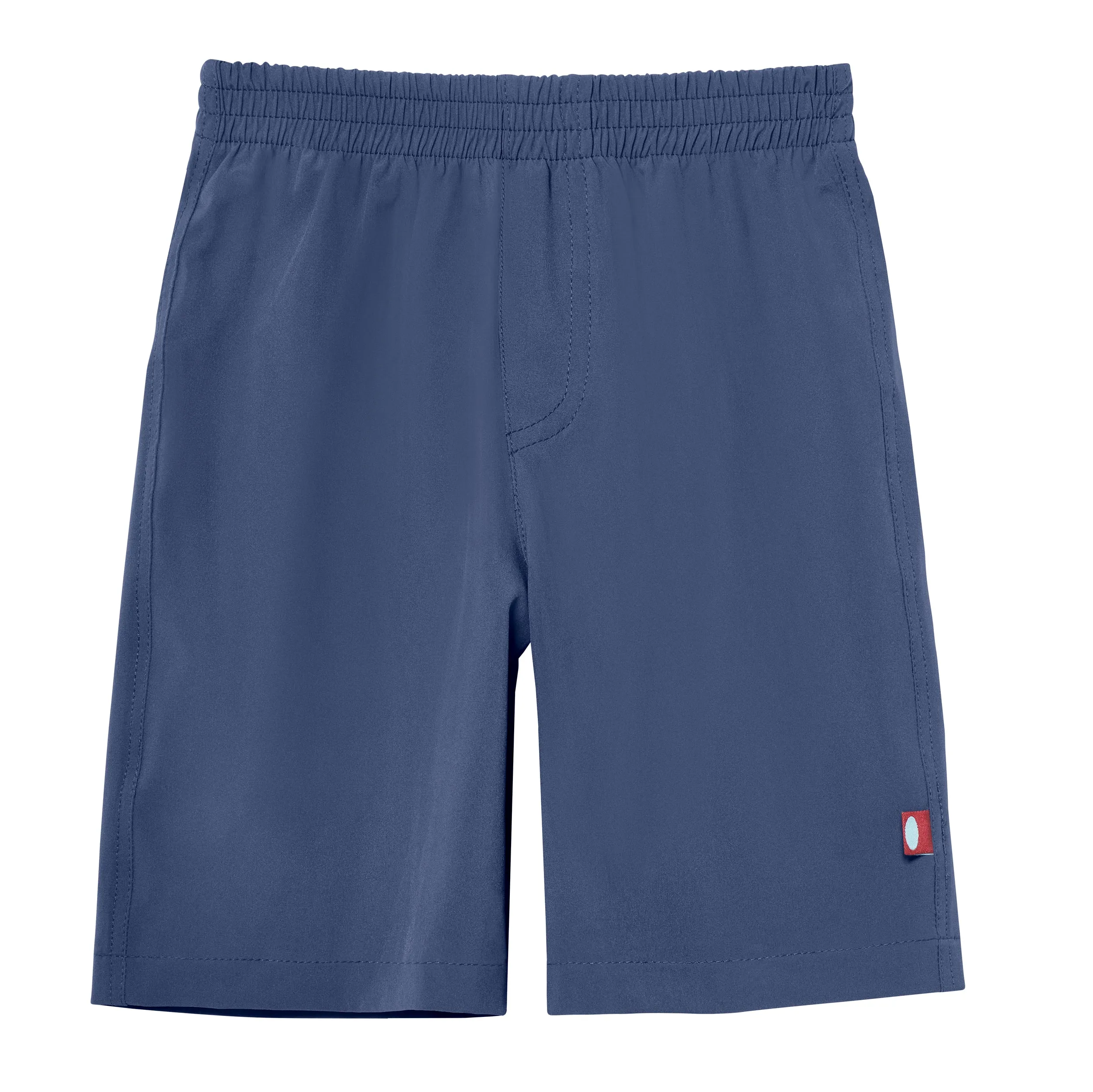 Boys UPF 50  Soft Stretch Below the Knee Swim Board Shorts | Navy