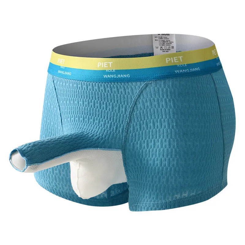 Bubble Cotton Soli Color Elephant Separate Design Men's Underwear