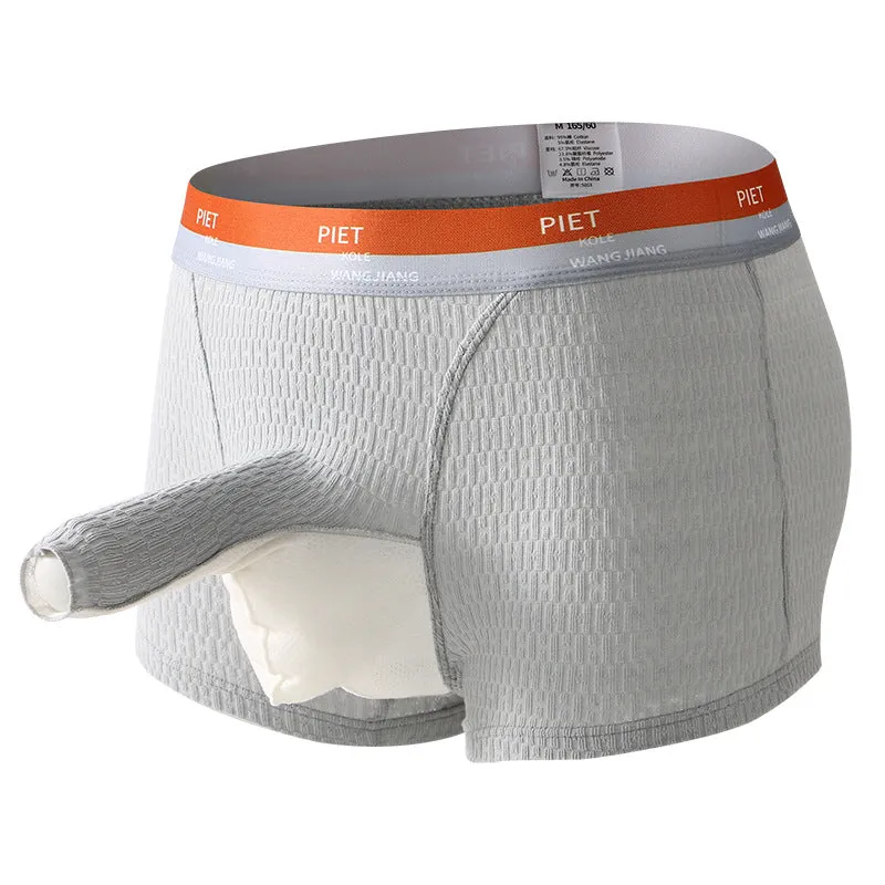 Bubble Cotton Soli Color Elephant Separate Design Men's Underwear