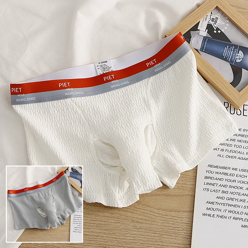 Bubble Cotton Soli Color Elephant Separate Design Men's Underwear