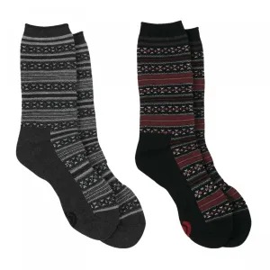 C9 Champion Women's 2 Pairs Full Cushion Fair Isle Crew Casual Socks