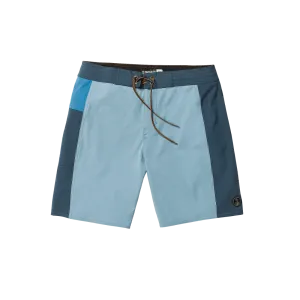 CAPTAIN FIN Keyhole Solid boardshorts - Coastal Blue