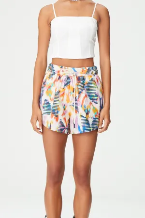 Chalten Dinna Short in Rainbow Ikat