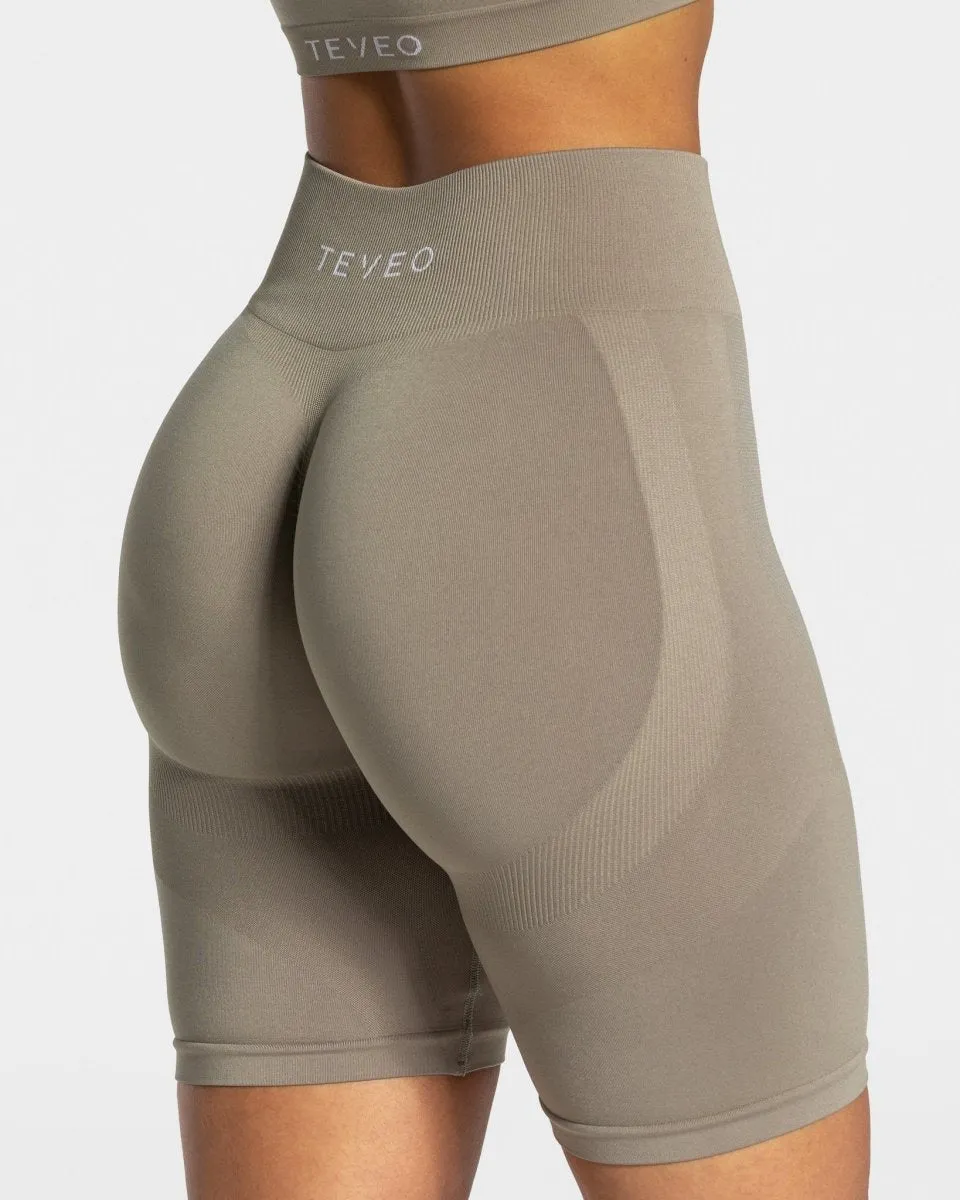 Charming Scrunch Short "Khaki"
