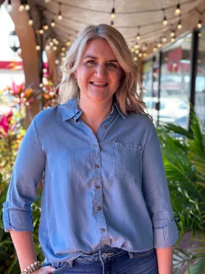 Chasing You Chambray Button Down
