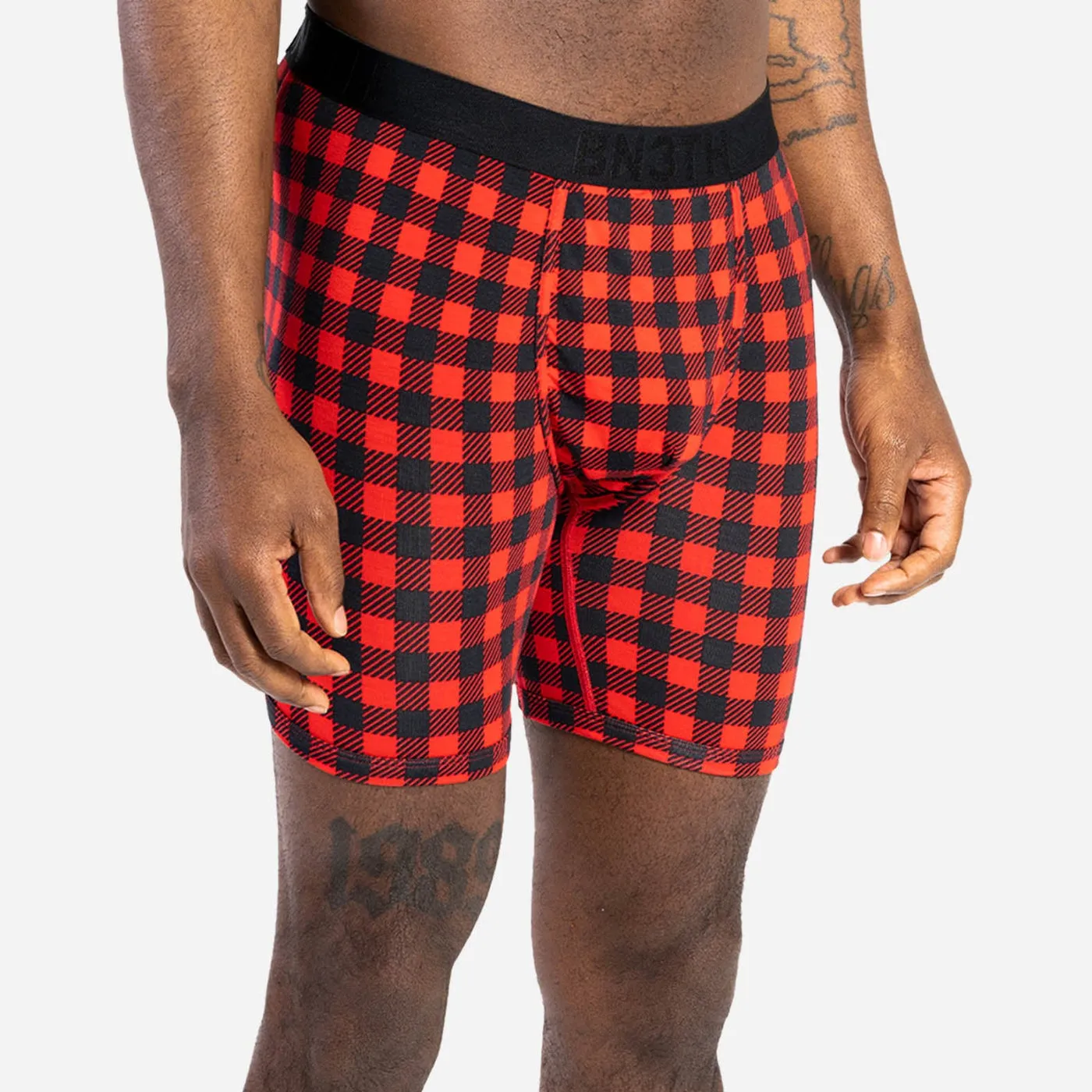 Classic Boxer Brief- Buffalo Check Red