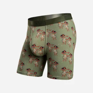 Classic Boxer Brief - Hula Dancers Green