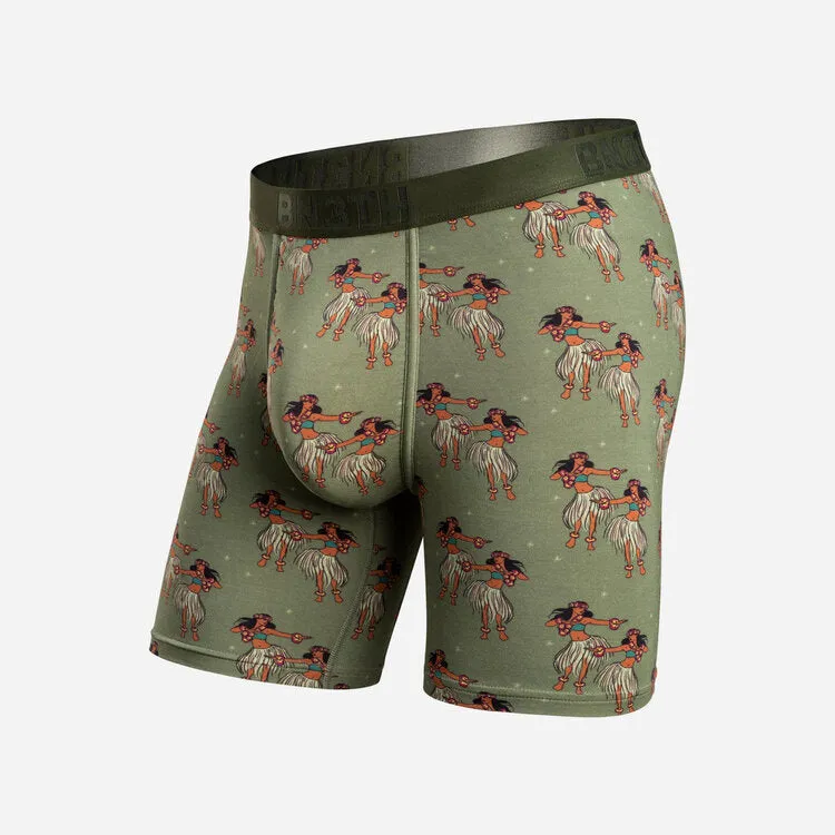 Classic Boxer Brief - Hula Dancers Green