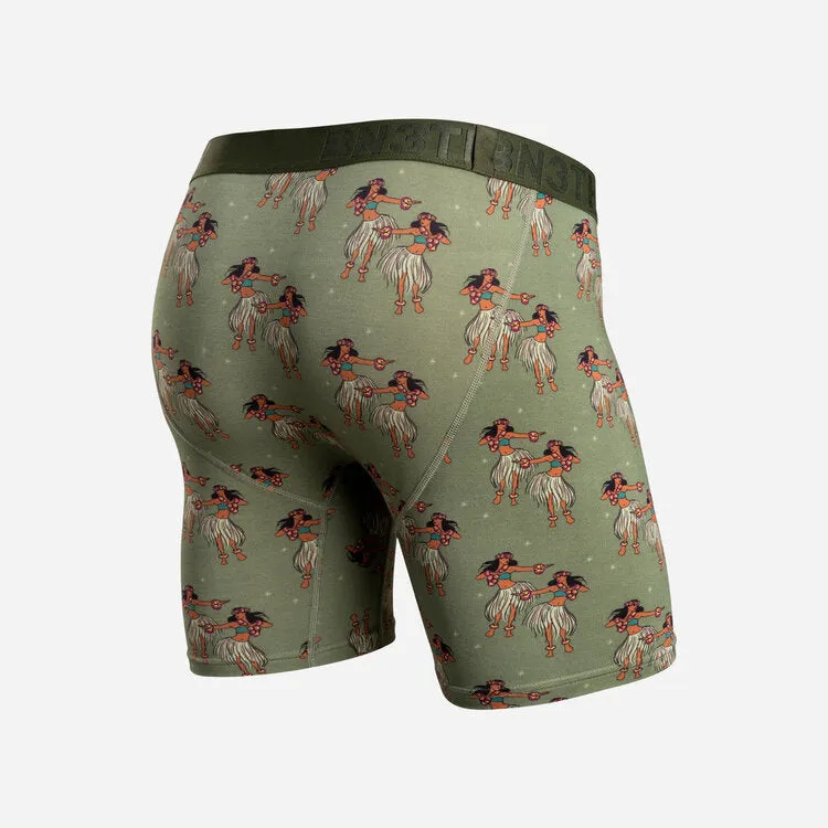 Classic Boxer Brief - Hula Dancers Green