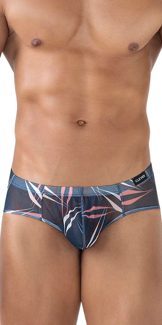 Clever 519963 3pk Australian Latin Briefs Blue-black-black