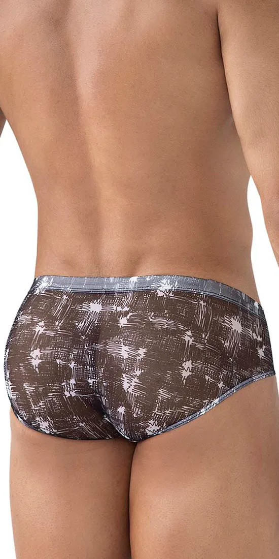 Clever 519963 3pk Australian Latin Briefs Blue-black-black