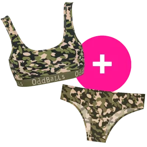 Commando - Women's Bralette and Brazilian Seamless Bundle