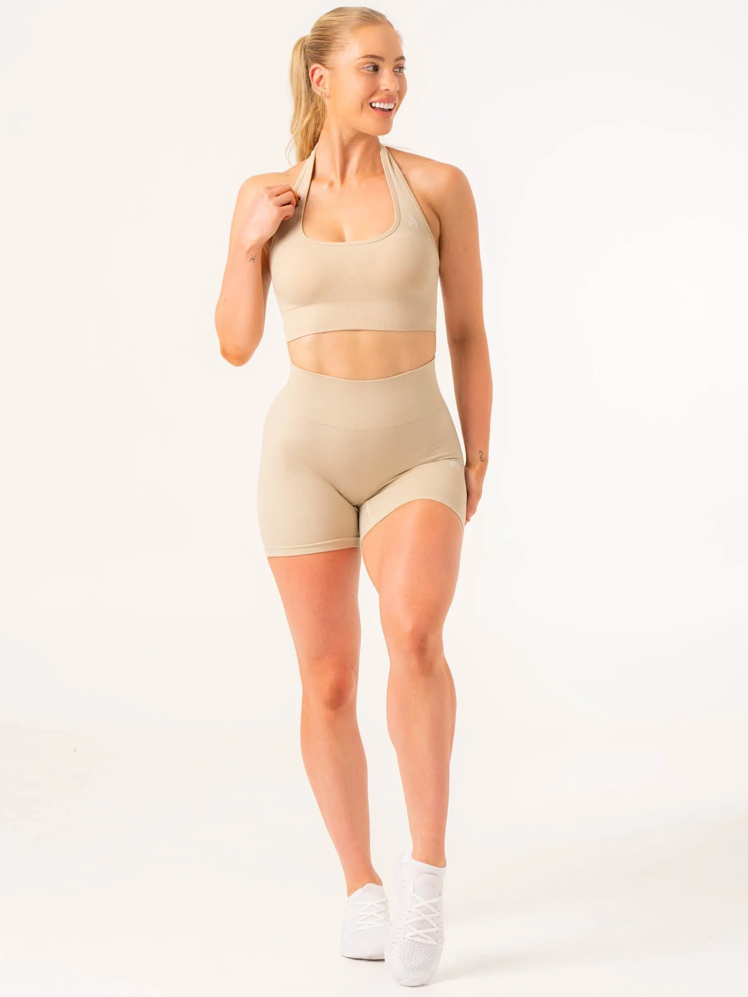 Contour Seamless Shorts - Stone Marl
