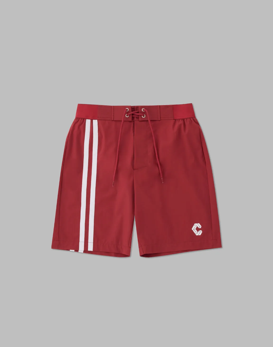 CRONOS 2LINE BOARD SHORTS【D.RED】