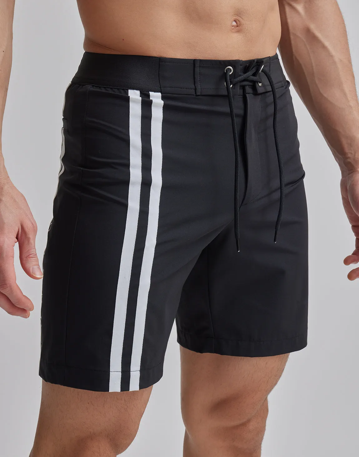 CRONOS 2LINE BOARD SHORTS【D.RED】